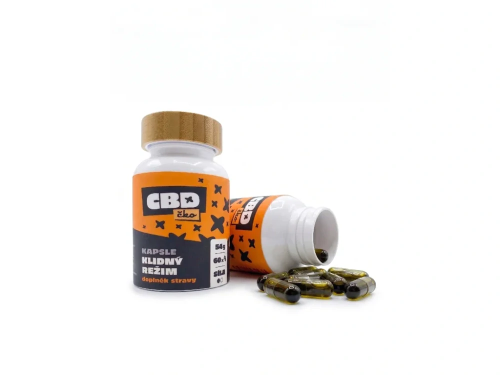CBD kapsle 1200 mg, 60 ks - Klidný režim