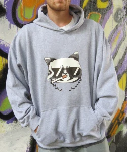 MIKINA - ČIČI MŇAM s kapucí - W