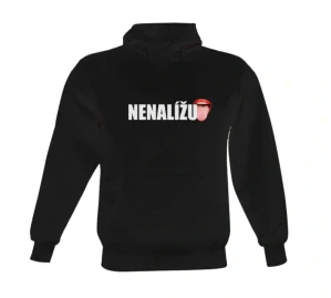 MIKINA - NENALÍŽU - ČERNÁ - W