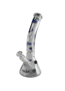 Bong Black Leaf - 30cm
