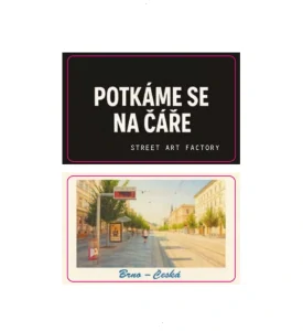 PÁRTY KARTIČKA - POTKÁME SE NA ČÁŘE/BRNO ČESKÁ