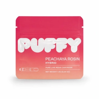 THC-X  - PUFFY CARTRIDGE - PEACHAYA ROSIN - 1 ML