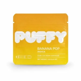 THC-X  - PUFFY CARTRIDGE - BANANA POPZ  - 1 ML