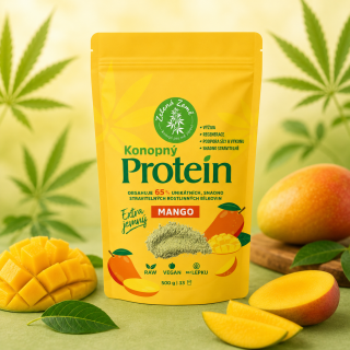 Konopný protein s mangem EXTRA, 500g
