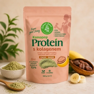Konopný protein s kolagenem EXTRA, 500 g