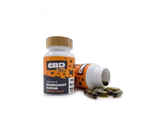 CBG+CBD kapsle 2v1 4800 mg, 60 ks - Energický režim